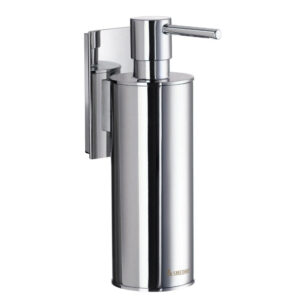 Smedbo Pool Zeepdispenser - 5.1x16x9.9cm - zelfklevend / boren - Massief messing Chroom ZK370