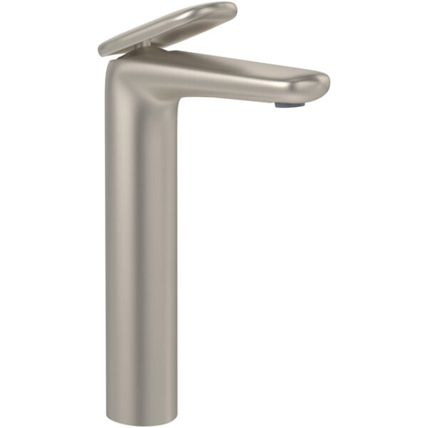 Villeroy & Boch Antao Eengreeps wastafelkraan - verhoogd - met Push-Open afvoergarnituur - Matt Brushed Nickel (RVS) TVW11100500064