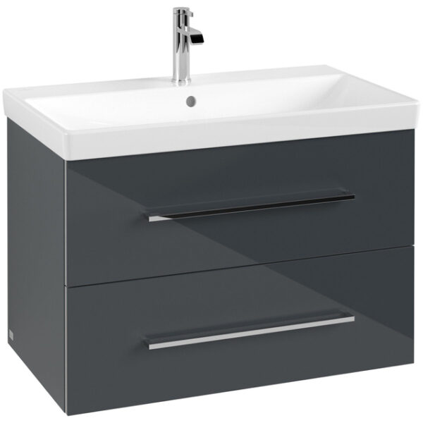 Villeroy & Boch Avento wastafelonderkast 760x520x447 met 2x lade crystal grey A89100B1