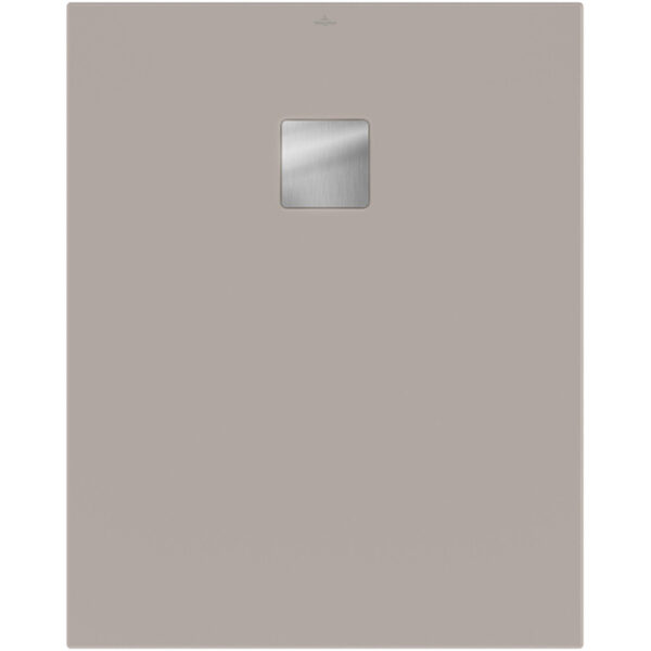 Villeroy & Boch Excello douchevloer 80x100cm polyurethaan/acryl Grey UDA1080EXC2V-3S