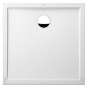 Villeroy & Boch Futurion Flat douchebak quaryl vierkant 90x90x2