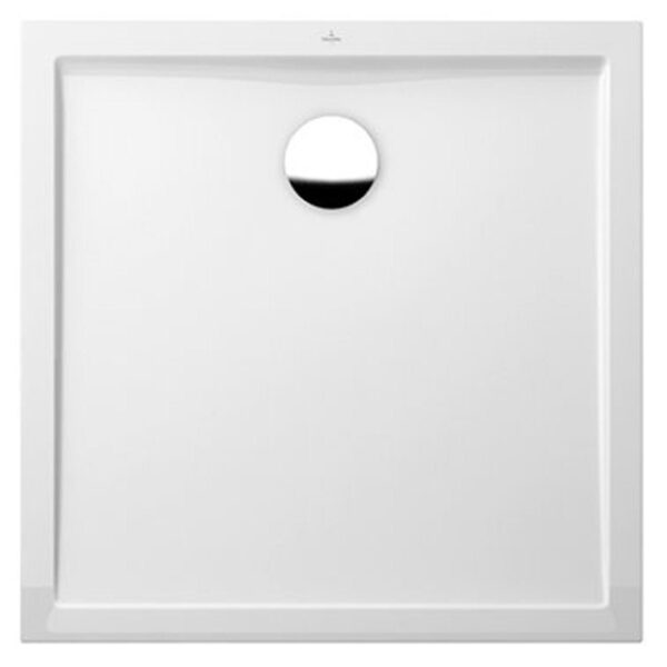 Villeroy & Boch Futurion Flat douchebak quaryl vierkant 90x90x2