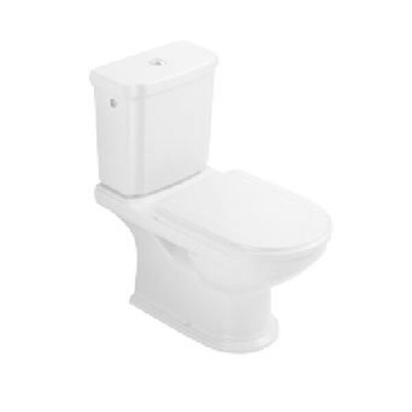 Villeroy & Boch Hommage duobloktoiletset compleet ceramic+ plus wit PK 0104618/0104615/ga71465/