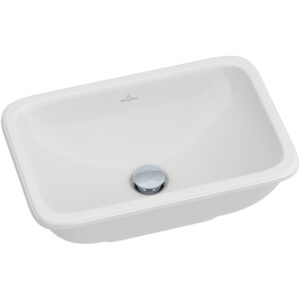 Villeroy & Boch Loop en Friends inbouwwastafel 51x34cm met overloop zonder kraangat wit 61451001