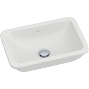 Villeroy & Boch Loop en Friends onderbouwwastafel 51x34cm met overloop zonder kraangat wit 61631001