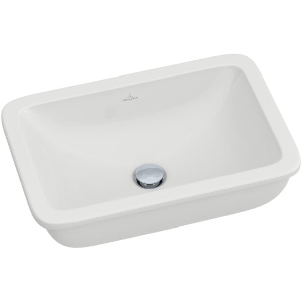 Villeroy & Boch Loop & friends onderbouw wastafel - 60x40.5cm - met overloop - zonder kraangat - ceramic+ wit 616300R1