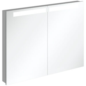 Villeroy & Boch My View In inbouw spiegelkast met LED verlichting 3 voudig dimbaar met 2 deuren 100.1x74.7x10.7cm A4351000