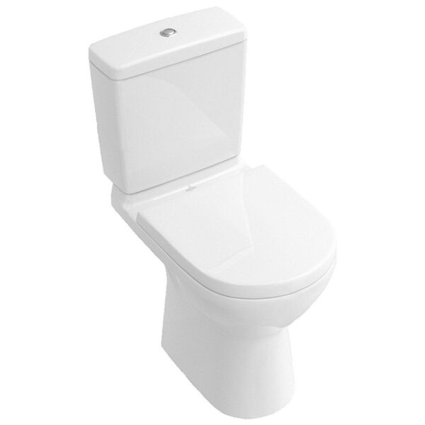 Villeroy & Boch O.novo combipack duobloccombinatie met quickrelease en softclose zitting ceramic wit alphin 5661W301