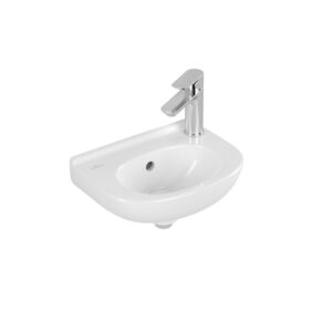 Villeroy & Boch O.novo fontein 36x27.5cm kraangat rechts met overloop wit 53603801