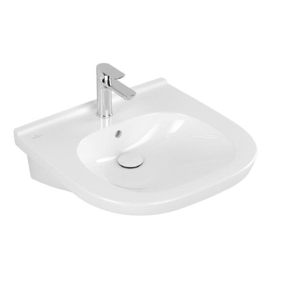 Villeroy & Boch O.novo Vita wastafel Vita met 1 kraangat met overloop 55x55cm wit 41195501