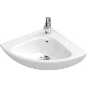 Villeroy & Boch Omnia Compact hoekfontein 55x45cm ceramic+ wit 732740R1