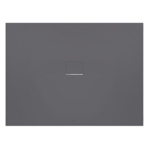 Villeroy & Boch Squaro infinity douchebak 140x80x4cm antraciet UDQ1480SQI2V-1S