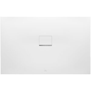 Villeroy & Boch Squaro Infinity kunststof douchebak quaryl rechthoekig 140x90x4cm mat wit UDQ1490SQI2V-RW