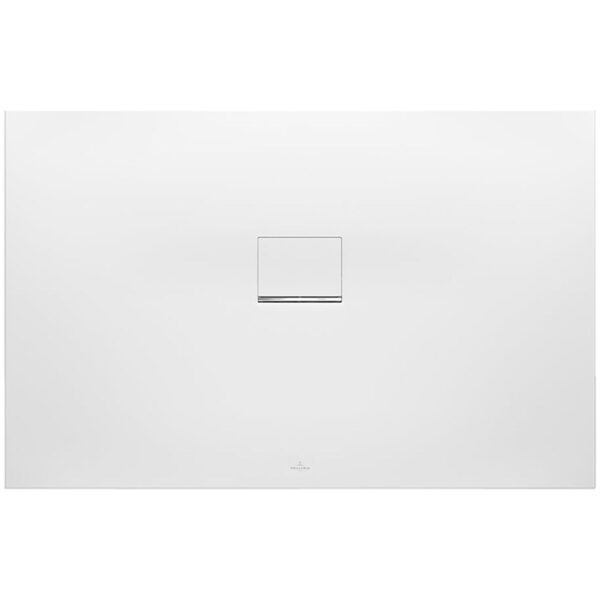 Villeroy & Boch Squaro Infinity kunststof douchebak quaryl rechthoekig 140x90x4cm mat wit UDQ1490SQI2V-RW