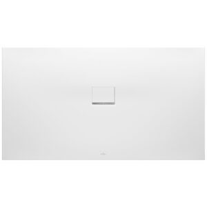 Villeroy & Boch Squaro Infinity kunststof douchebak quaryl rechthoekig 180x80x4cm mat wit UDQ1880SQI2V-RW