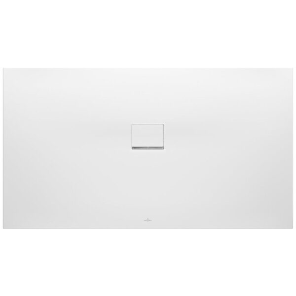 Villeroy & Boch Squaro Infinity kunststof douchebak quaryl rechthoekig 180x80x4cm mat wit UDQ1880SQI2V-RW