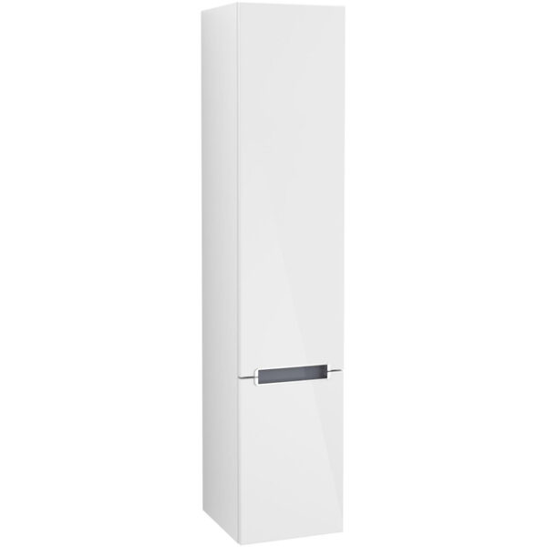 Villeroy & Boch Subway 2.0 hoge kast 35x165x37cm links inclusief 2 deuren glanzend wit A70900DH