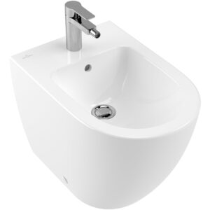 Villeroy & Boch Subway 2.0 staand bidet met kraangat met overloop ceramic+ wit 540100R1