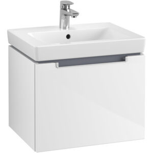 Villeroy & Boch Subway 2.0 wastafelonderkast 53.7x42x42.3cm Wit glans A68600DH