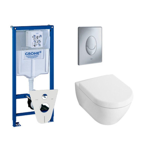 Villeroy & Boch Subway 2.0 toiletset met inbouwreservoir