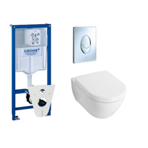 Villeroy & Boch Subway 2.0 toiletset met inbouwreservoir