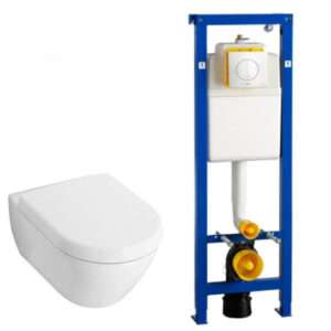 Villeroy & Boch Subway 2.0 toiletset met luxe zitting