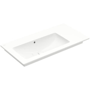 Villeroy & Boch Venticello Meubelwastafel - wasbak links zonder kraangat - 100x50cm - overloop - wit 4134L301