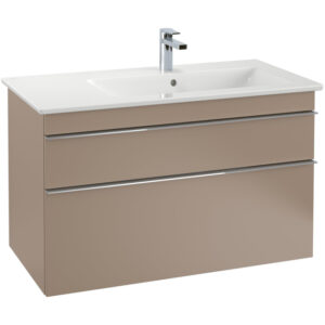 Villeroy & Boch Venticello Wastafel - 100x50cm - kom re. 1 kraangat - wit 4134R101