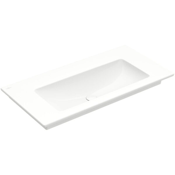 Villeroy & Boch Venticello Wastafel - 100x50cm - zonder kraangat - overloop - wit 4104AJ01