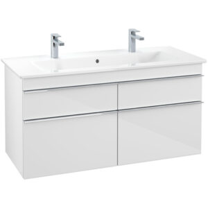 Villeroy & Boch Venticello wastafelonderkast 115.3x59cm 4x lade glossy wit A92901DH