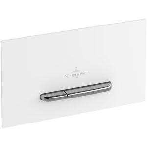 Villeroy & Boch Viconnect bedieningsplaat E300 DF frontbediend 25.3x14.5cm kunststof wit/chroom OUTLETSTORE 92216168