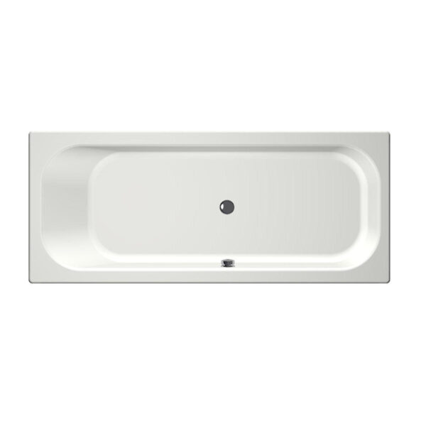 Xenz Aruba ligbad - 190x80cm - met overloop - zonder afvoer - Acryl Edelweiss mat OUTLETSTORE 6894-03