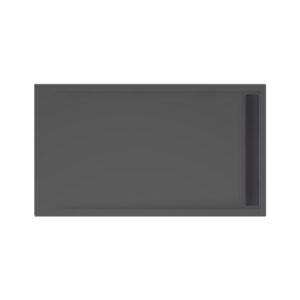 Xenz easy tray douchevloer 140x80x5cm rechthoek acryl ebony 6943-29