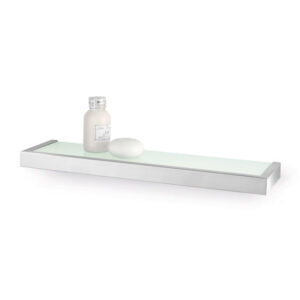 Zack Linea Planchet M 46.5X13.2X3cm Melkglas Mat Gesatineerd RVS 40384