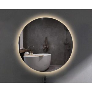 Adema Circle Badkamerspiegel - rond - diameter 100cm - indirecte LED verlichting - spiegelverwarming - infrarood schakelaar OUTLETSTORE SW3-100