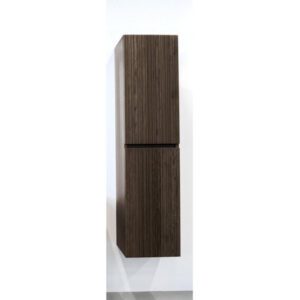 Adema Holz Hoge Kast - 160cm - 2 deuren - greeploos - donker eiken SW773965