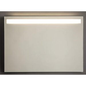 Adema Squared 2.0 badkamerspiegel 100x70cm met bovenverlichting LED met sensor schakelaar (ligt beschadigd) OUTLETSTORE SW10-100