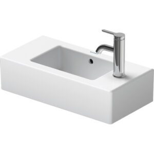 Duravit Vero fontein 50x25cm 1 kraangat rechts met overloop wit 0703500008
