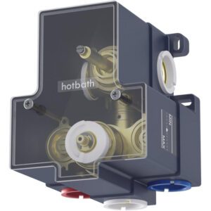 Hotbath inbouwbox inbouwdeel voor douche/bad thermostaat met op 1 paneel HB013