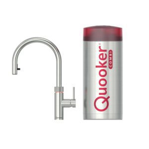 Quooker flex kokendwaterkraan - draaibare & uittrekbare uitloop - Combi reservoir - Warm / kokend water - RVS 22XRVS