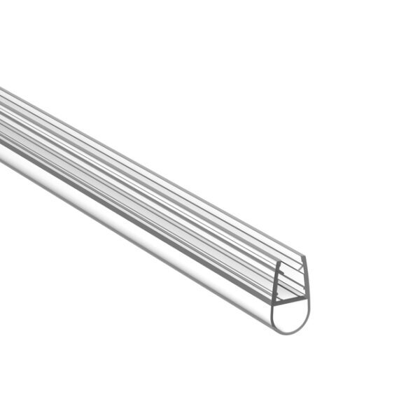 Saniclass Universo bolstrip/lekstrip/waterkering - universeel - 200cm inkortbaar - voor 8mm glas - transparant